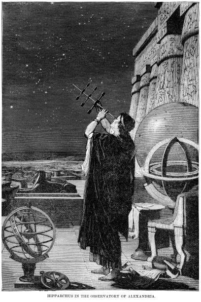 Poster Old engraved illustration of Hipparchus