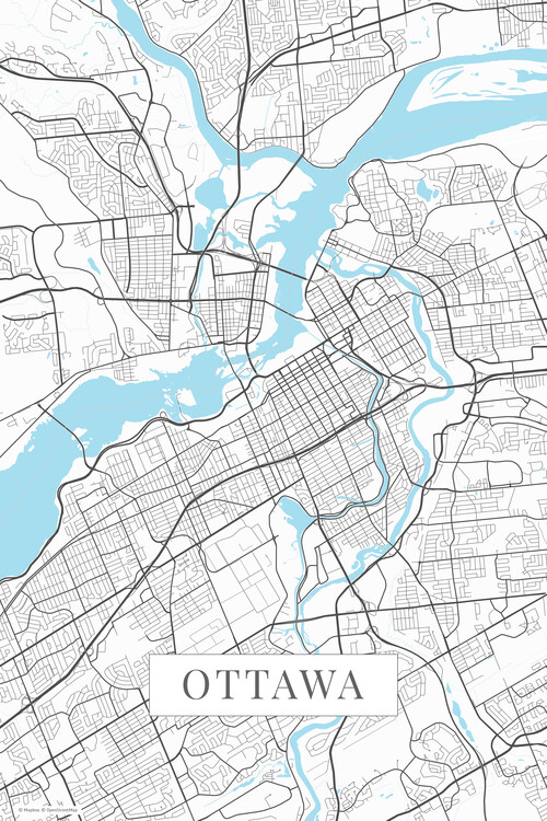 Carta da parati Ottawa white
