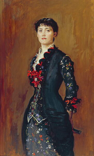 Poster Portrait of Louise Jopling, 1879