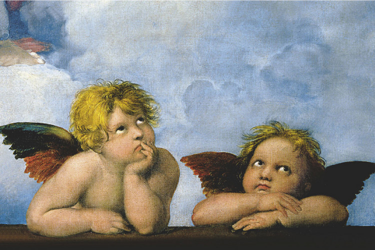 Plakat Raffaello Santi - little angels | Poster an der Wand | 3+1 ...