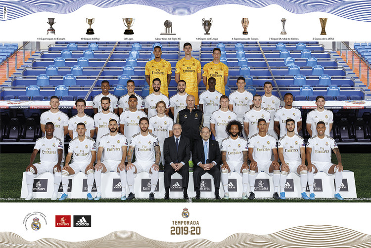 朗 Real Madrid 2019/2020 - Team Póster, Lámina | Compra en ...