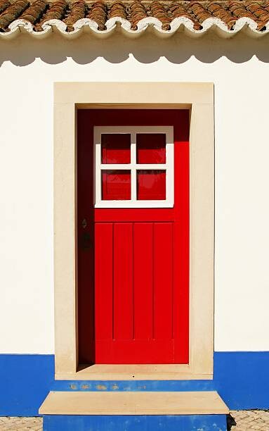 Poster Red door