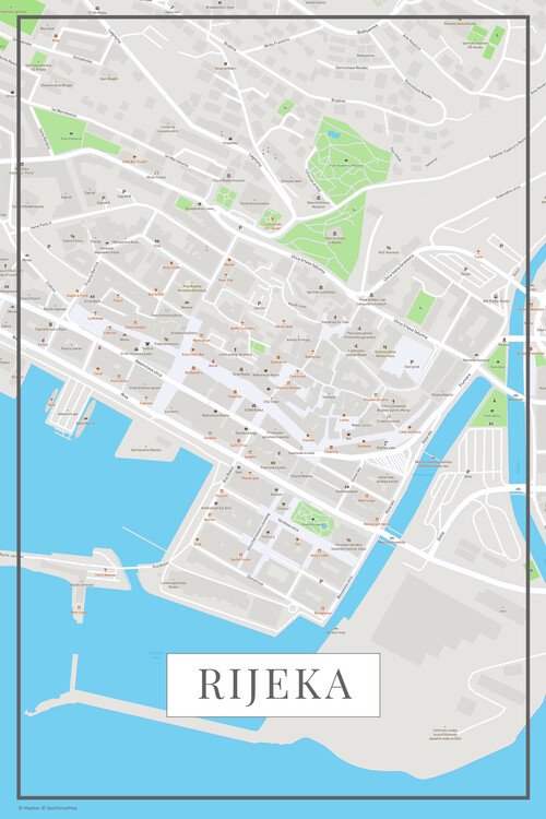 Carta da parati Rijeka color