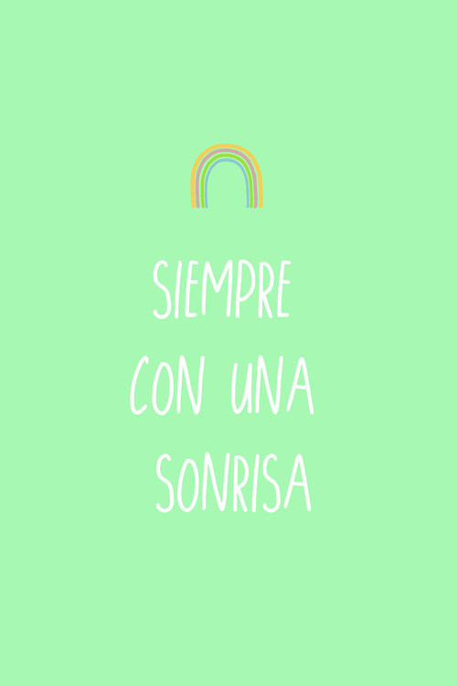 Carta da parati Siempre con una sonrisa 2