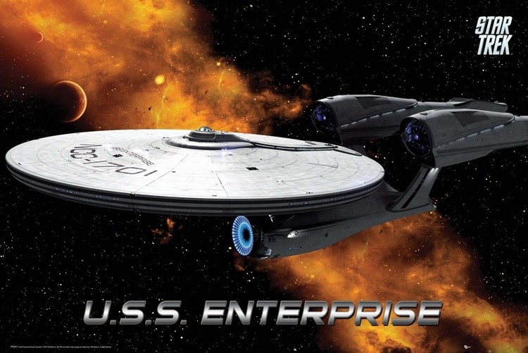 star trek enterprise d poster