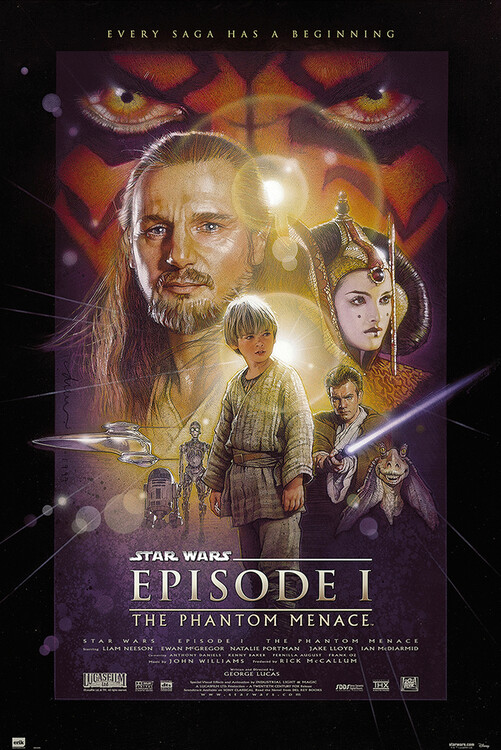 Poster Star Wars: Episodio I - La minaccia fantasma