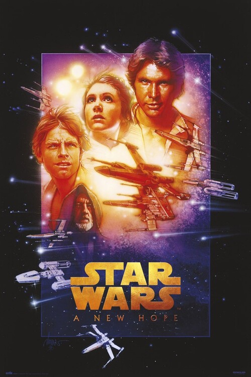 Poster, Quadro Star Wars: Episodio IV - Una Nuova Speranza | Poster Sul ...