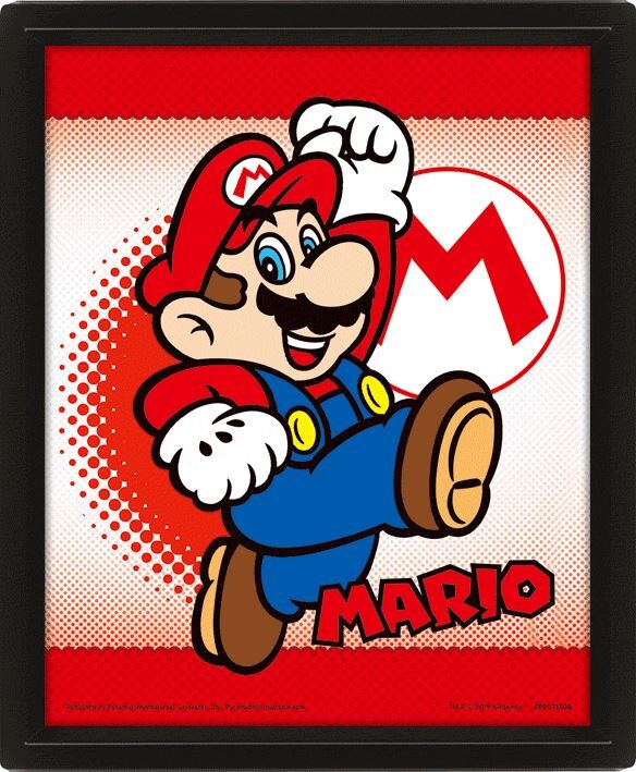 Poster Super Mario - Mario Yoshi Flip