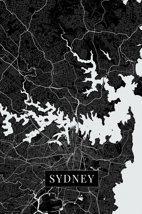 Carta da parati Sydney black