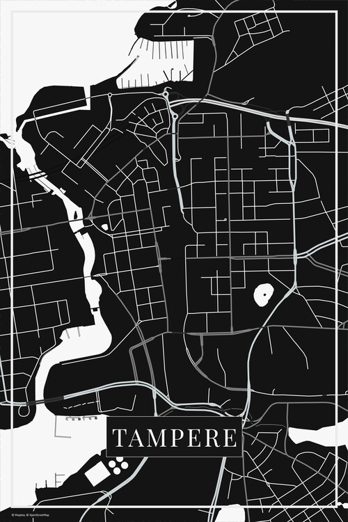 Carta da parati Tampere black