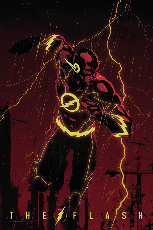 Carta da parati The Flash - Sketch 01
