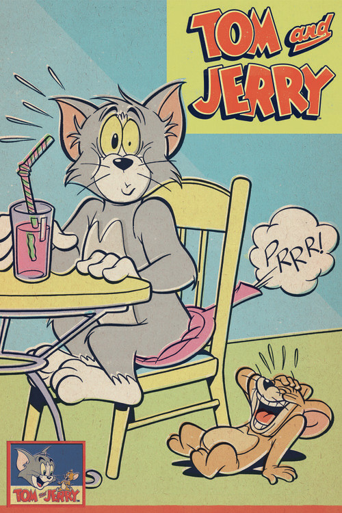 Carta da parati Tom & Jerry - Comics Cover