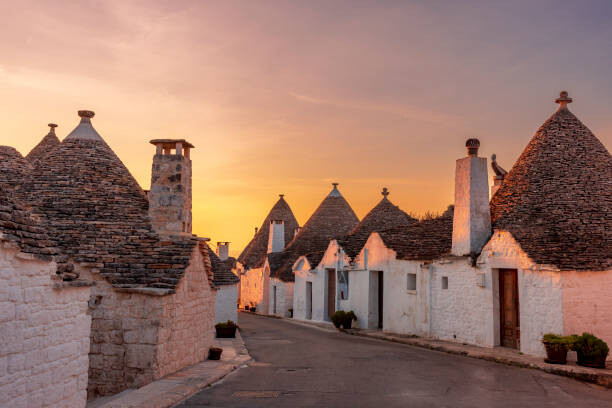 Poster Trulli di Alberobello, Italy