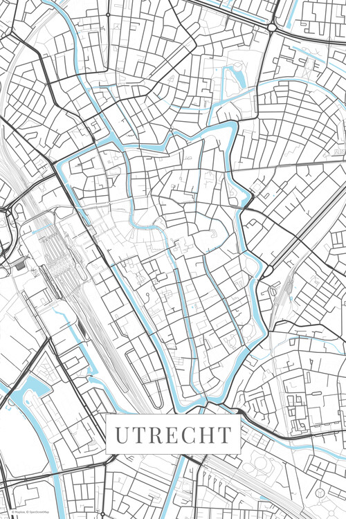 Fototapete Utrecht white