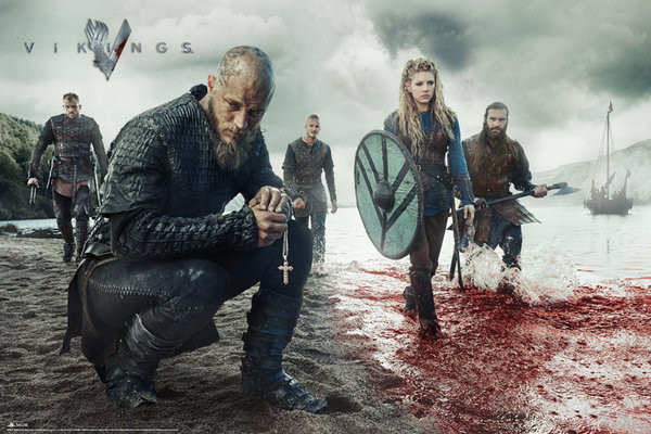 Poster Vikings - Blood Landscape