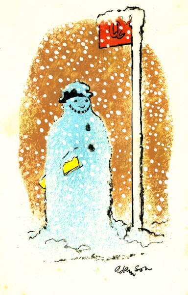 Poster Waiting for the Bus, 1973