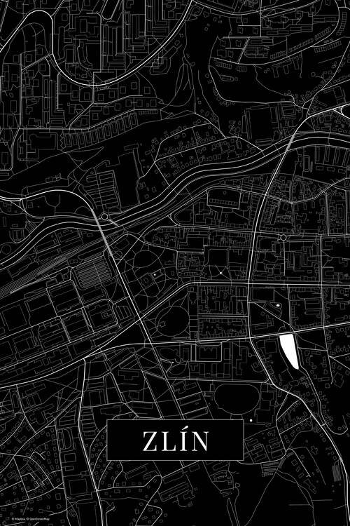 Carta da parati Zlin black