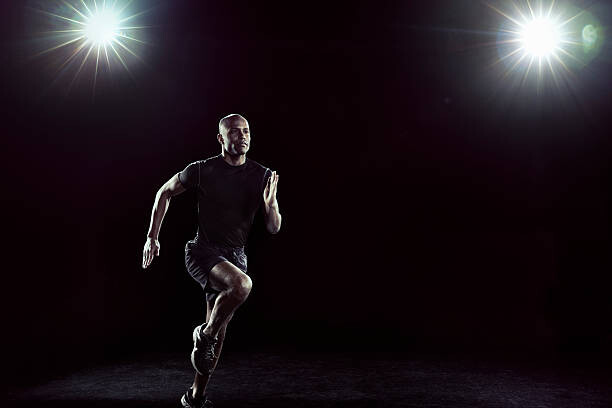 Poster Athelete Running