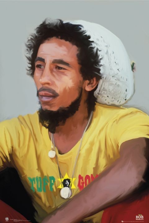 Poster Bob Marley - painting