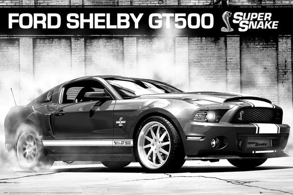 Ford Shelby GT500 - supersnake Poster