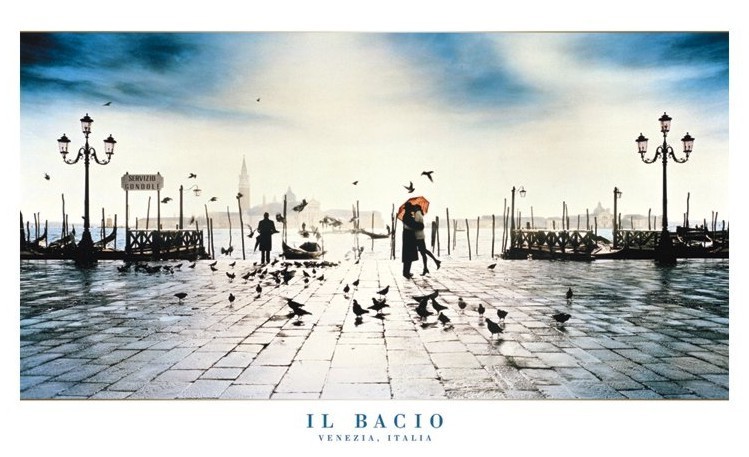 Il Bacio - venezia, italy Poster
