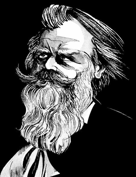 Poster Johannes Brahms, German composer