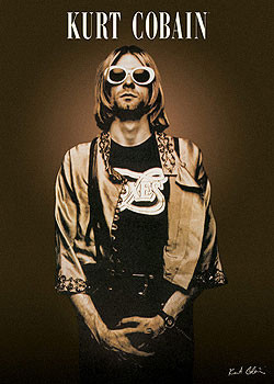 Kurt Cobain - shades Poster Tablou |