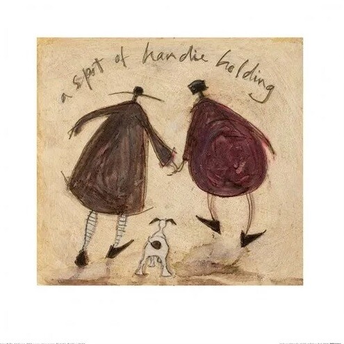 Sam Toft - A Spot of Handie Holding Reproducere