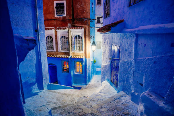 Poster The blue city of Chefchaouen, Morocco.