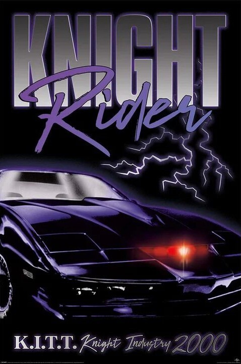 Poster Knight Rider - Kitt Knight Industry 2000