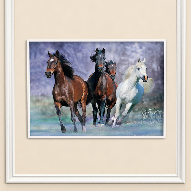 Poster Running horses - bob langrish