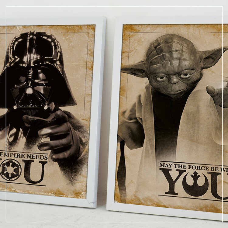 Poster Star Wars - Yoda, May The Force Be With You