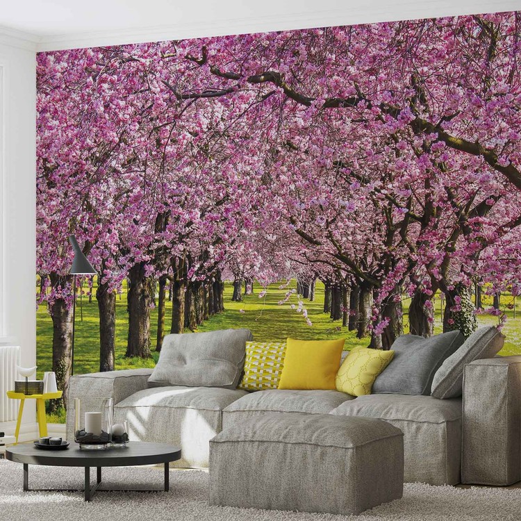  Arbres  en fleurs Poster  Mural Papier peint Acheter le 