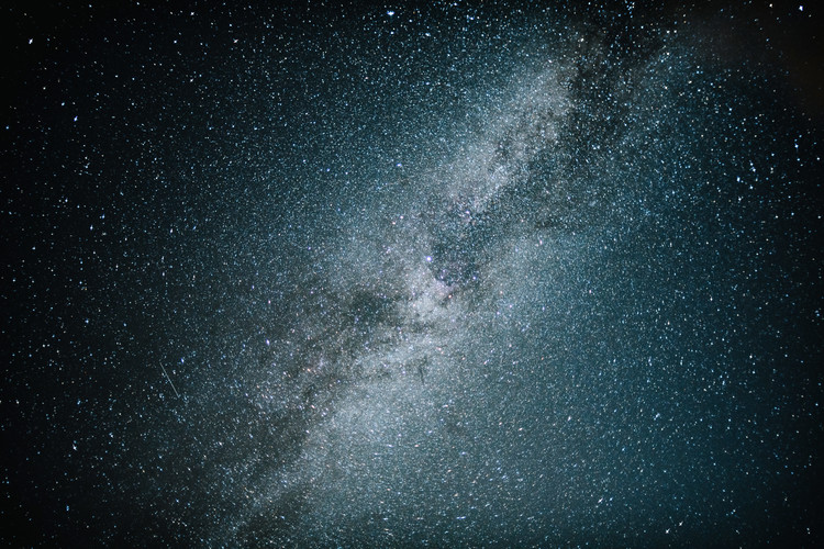 Astrophotography of blue Milky Way IV Poster Mural XXL