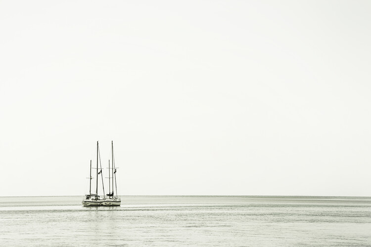 At sea | Vintage Poster Mural XXL