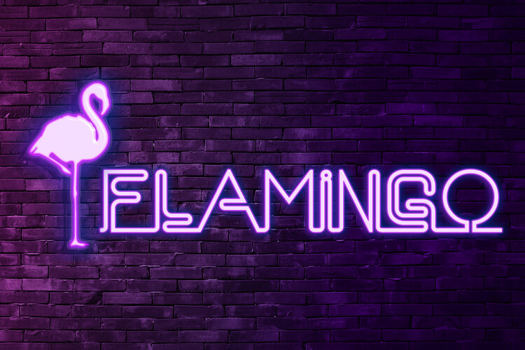 Flamingo Poster Mural XXL