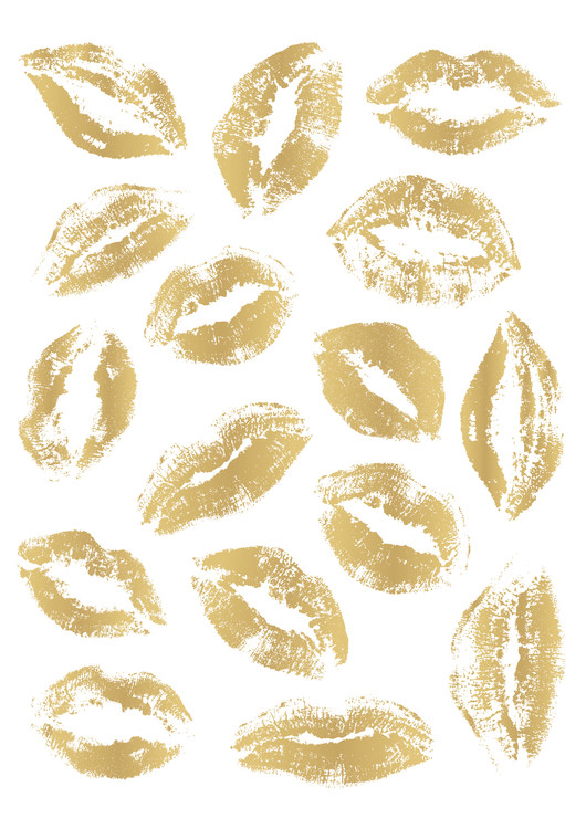 Papier peint Golden Kisses