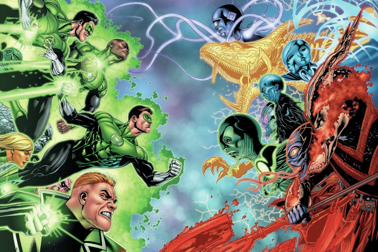 Green Lantern vs. Krona Poster Mural XXL
