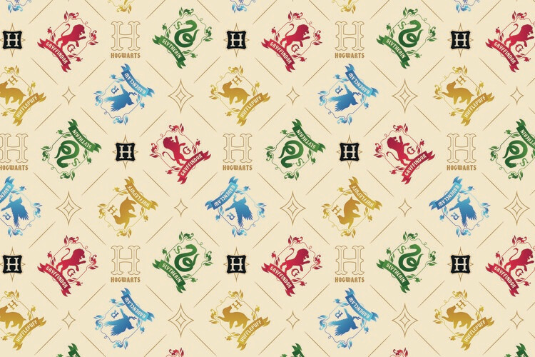Papier peint Harry Potter - Crests