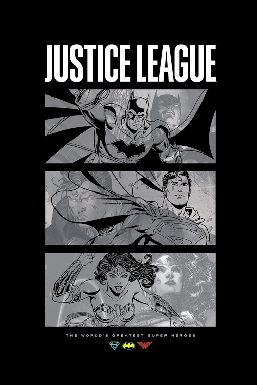 Papier peint Justice League - Greatest super heroes