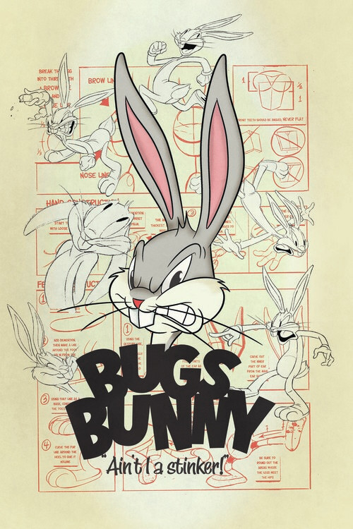 Looney Tunes - Bugs Bunny Poster Mural XXL
