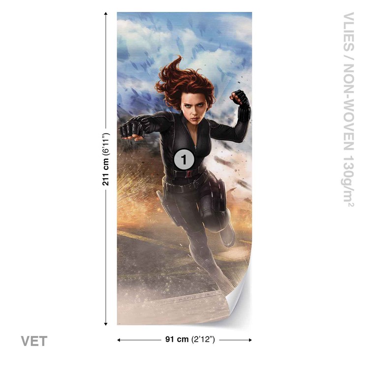 Poster Marvel - Black Widow - 61 x 91,5 cm - Produits dérivés