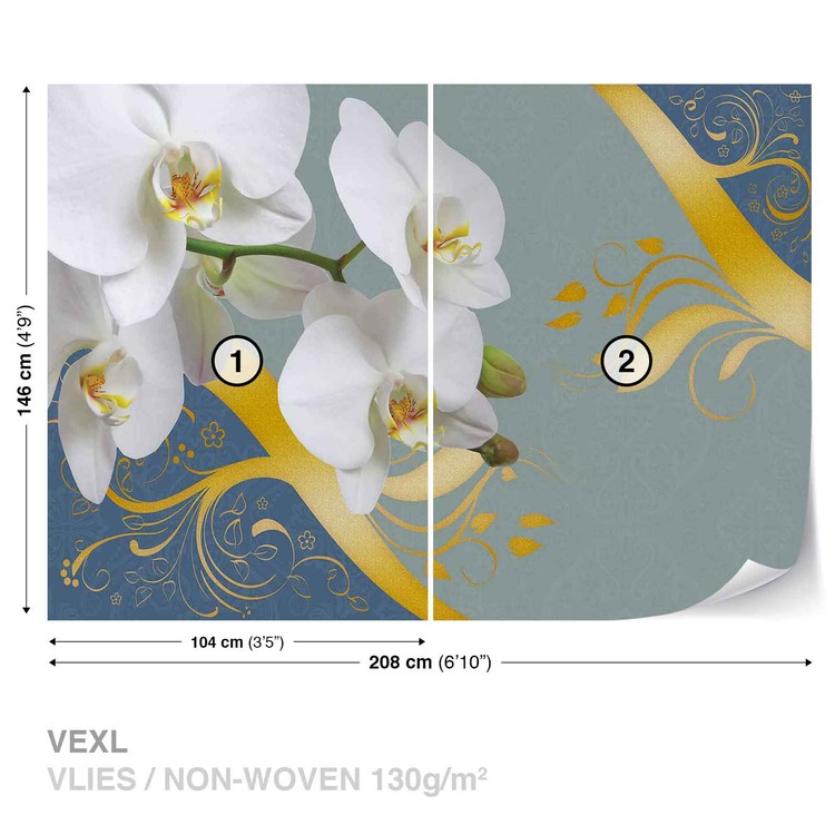 Gratuit Images Motif Fleurs Orchidees Abstrait Poster Mural Papier Peint dernière salutations