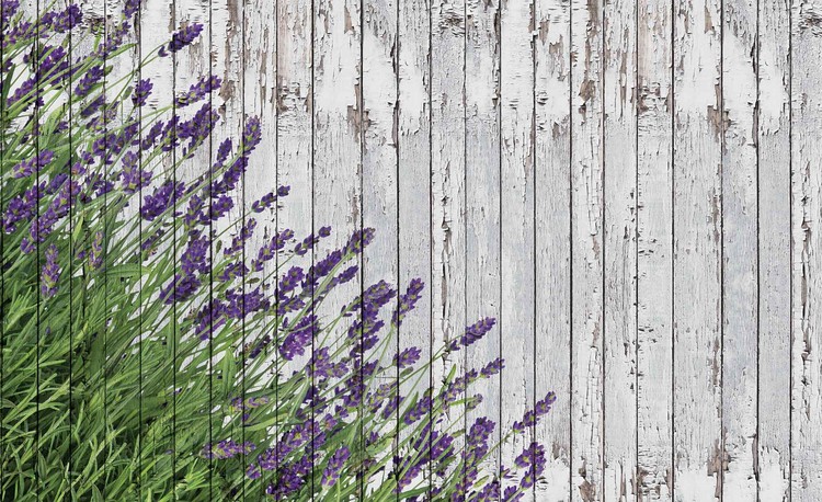 Tableau Sur Toile Lavande Fleurs Bois 3D | Je commande ! | home24