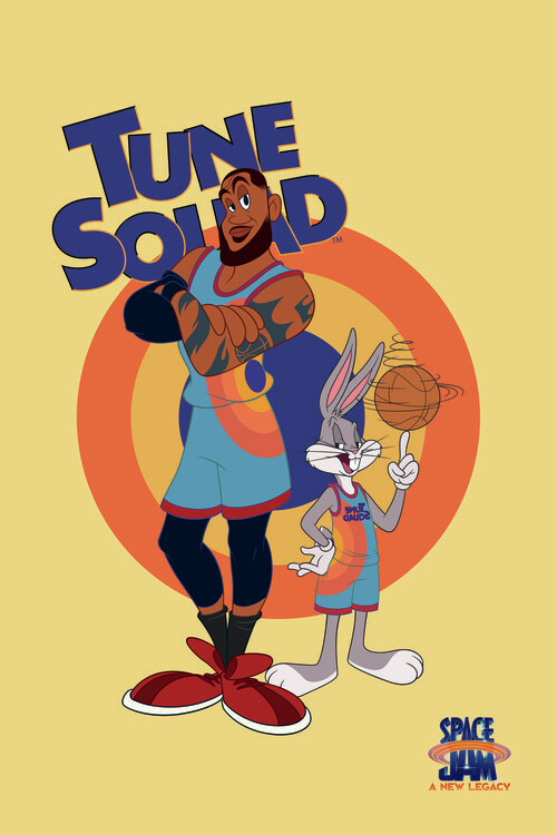 Space Jam 2 - Tune Squad yellow Poster Mural XXL