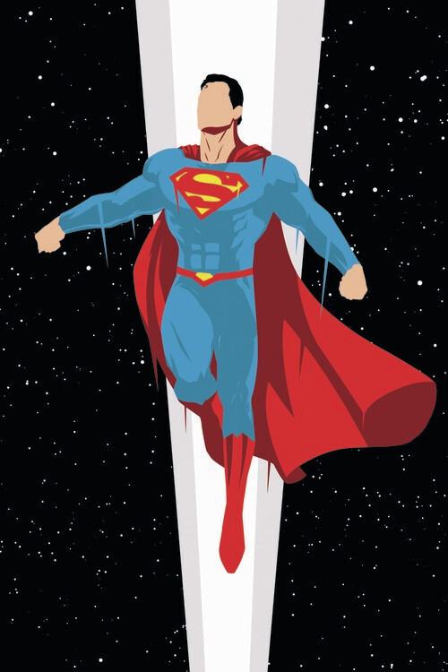 Papier peint Superman - Super Charge