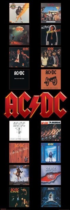 AC/DC Albums Póster, Lámina | Compra en Posters.es
