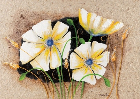 Konsttryck Anemone in frame