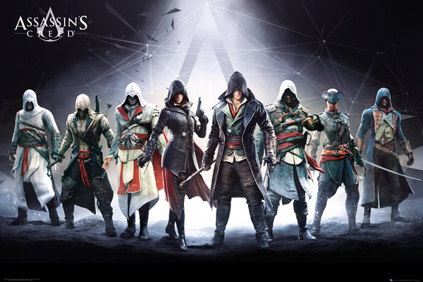 Assassin S Creed Characters Póster Lámina Compra En Posters Es