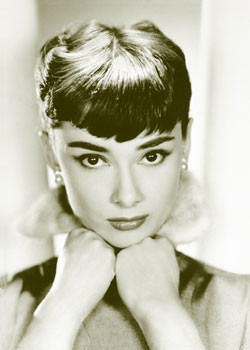 Плакат Audrey Hepburn - sepia